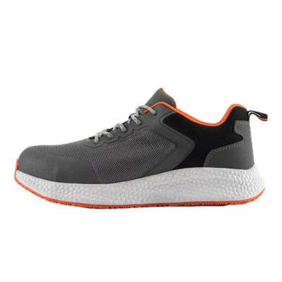 Zapatos de seguridad de microfibra transpirables de primera calidad